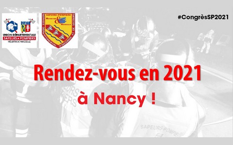 Congrès national des sapeurs-pompiers 2021 - Nancy