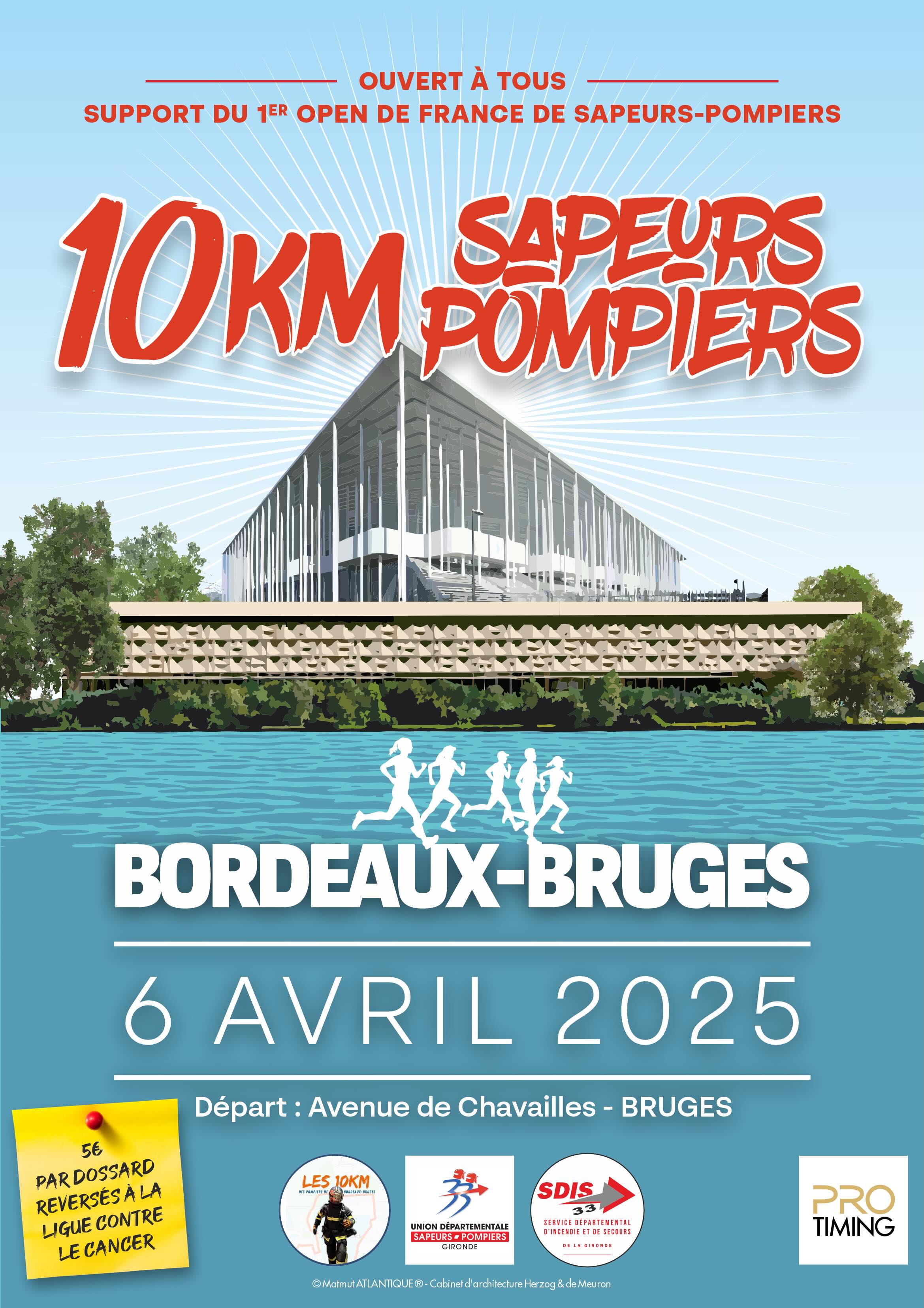 10 KM SAPEURS-POMPIERS BORDEAUX-BRUGES