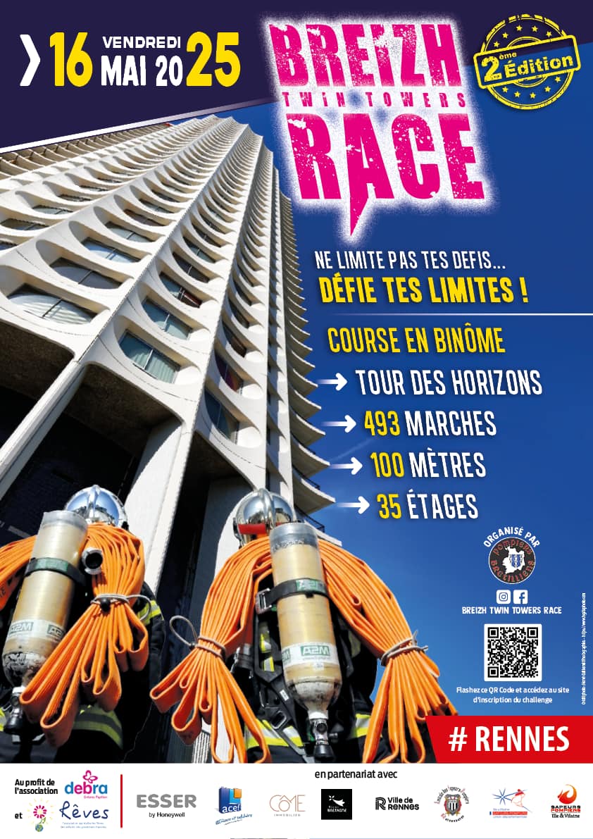 Affiche BREIZH TWIN TOWERS RACE 2025