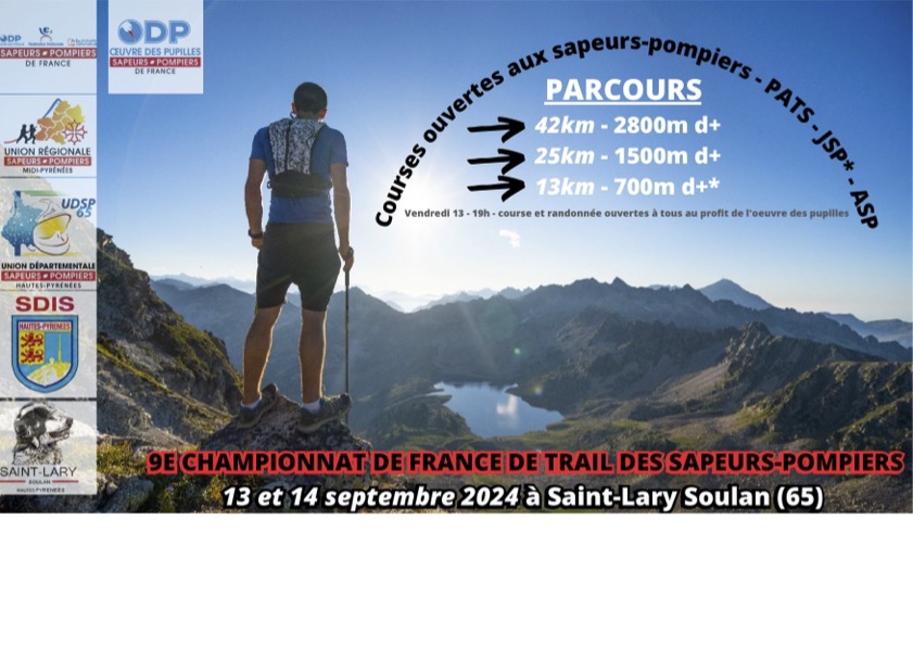 CHAMPIONNAT DE FRANCE DE TRAIL DES SAPEURSPOMPIERS 2024 Pompiers.fr